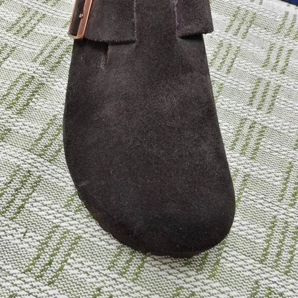 🎁Women's Birkenstock Boston Clogs - Mocha Suede, Narrow Fit